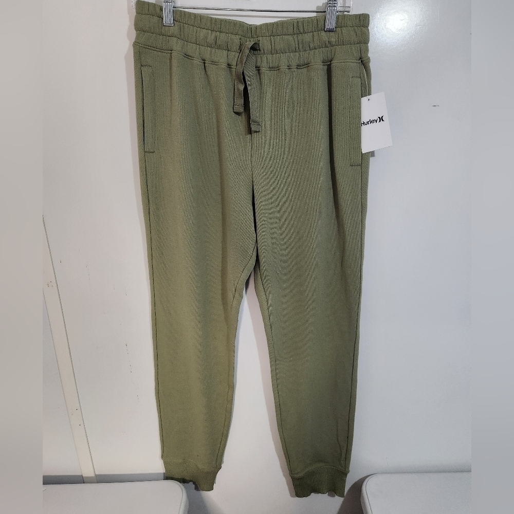 Women's Hurley Olive Green Jogger Pants, Size Small. NWT. - Picture 2 of 8